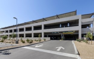 Outdoor image of the side entrance and exit