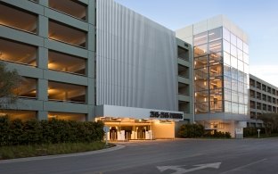 Santa Clara Square Parking Structures Entrance to Both Structures