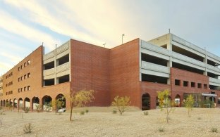 South Stadium Parking Structure Exterior View