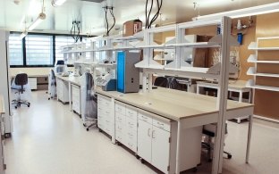 A laboratory space