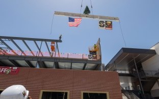 Sunny Slope High School Topping out event.