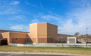 Exterior view of the Ortho Nebraska Hospital building. 