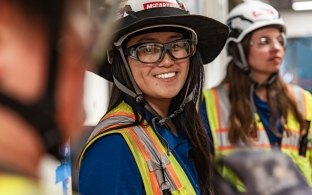 Woman Field Smiling