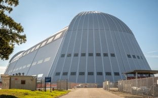 Exterior view of the hangar one project