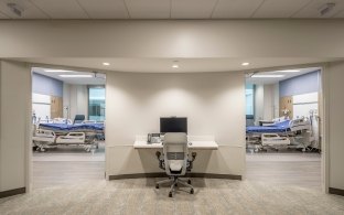 A nurses station 