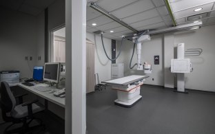 An X Ray machine inside the clinic