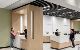 Reception area
