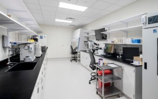 A laboratory at the University of Kansas Health System