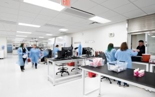 People working in a laboratory