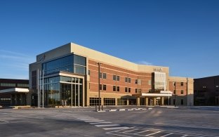 Exterior view of the hospital
