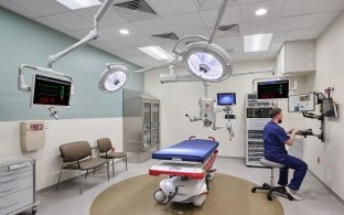 A procedure room in the hospital