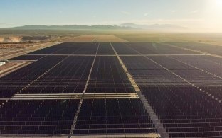 Aerial view of Serrano Solar