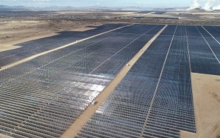 Aerial view of Sun Streams solar