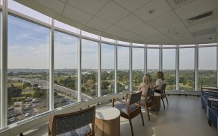 Family respite area at Plaza West Tower