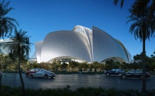 Rendering of the ballpark