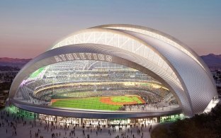 Rendering of the ballpark