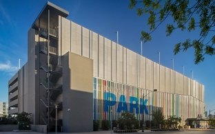 Exterior photo of the garage