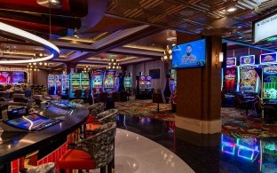 A few casino machines at El Cortez