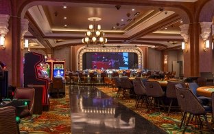 A few casino tables at El Cortez