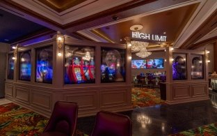 A high limit area inside El Cortez