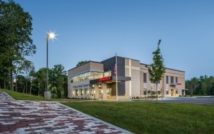 Exterior view of the hospital
