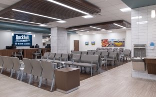 A lobby/reception area