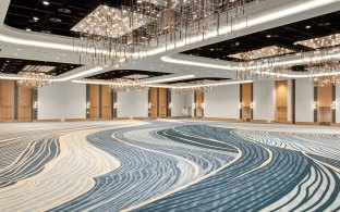 Interior view of an empty ballroom