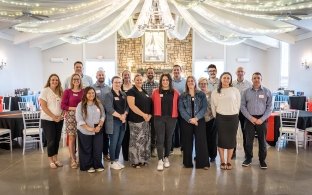 Felton and McCarthy team members at our inaugural Sip & Support fundraiser, supporting women in architecture, engineering, and construction