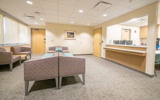 A waiting area