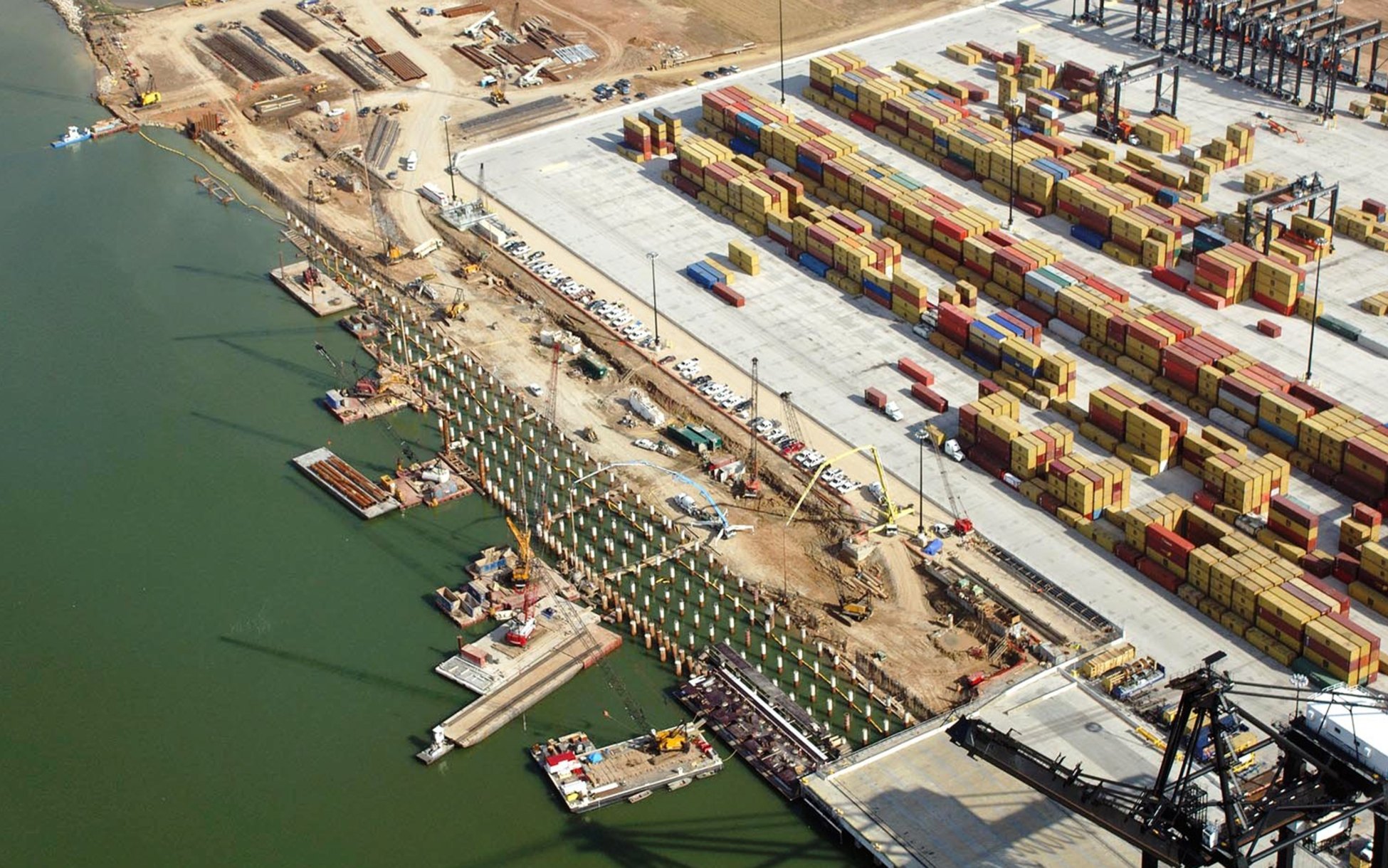 Bayport Terminal Wharf Marine Construction McCarthy