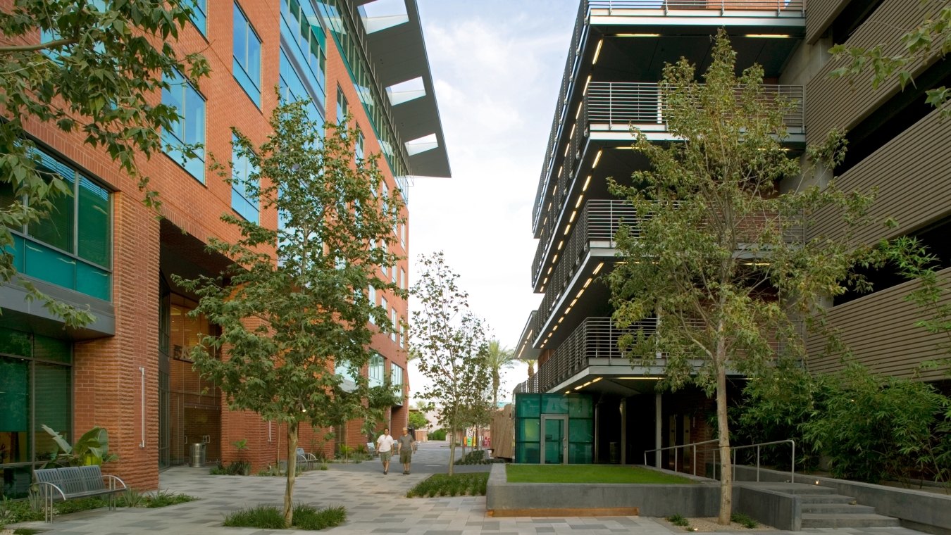 Exterior view of ASU Fulton Center