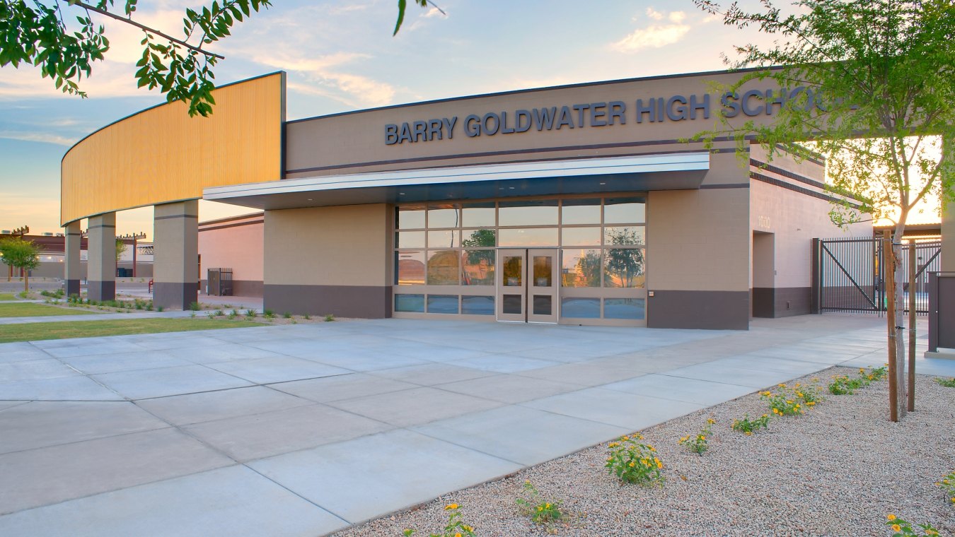 Exterior view of Barry Goldwater High School