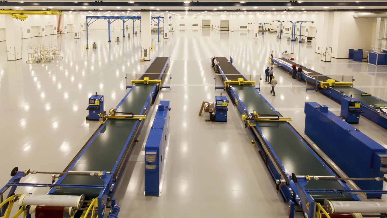 Boeing Composite Center of Excellence Conveyor Belts