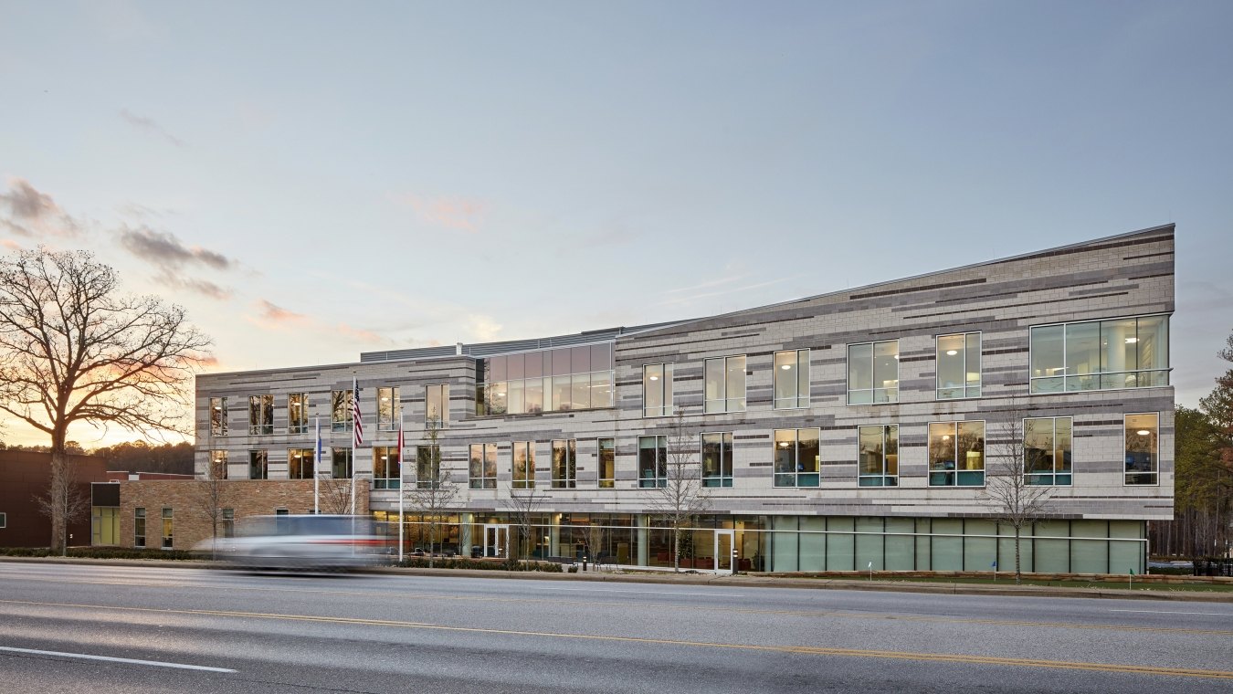 Street-level view of Erlanger East in Chattanooga, TN. 