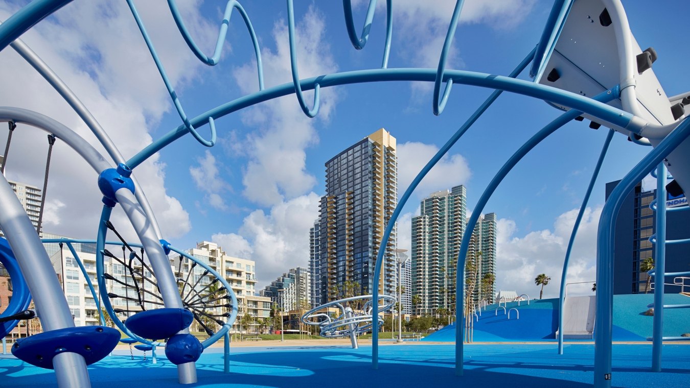 Waterfront Park & Parking Structure playground