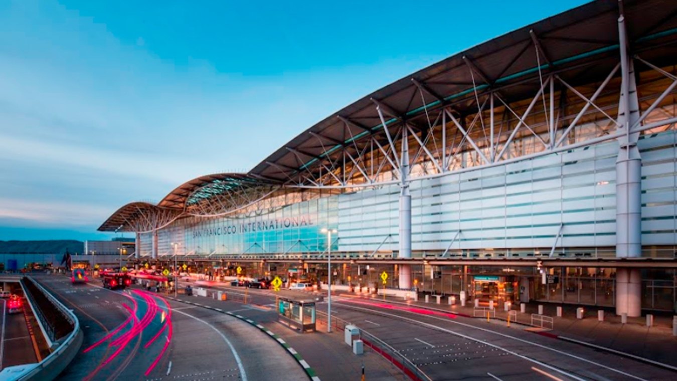Exterior rendering of SFO airport