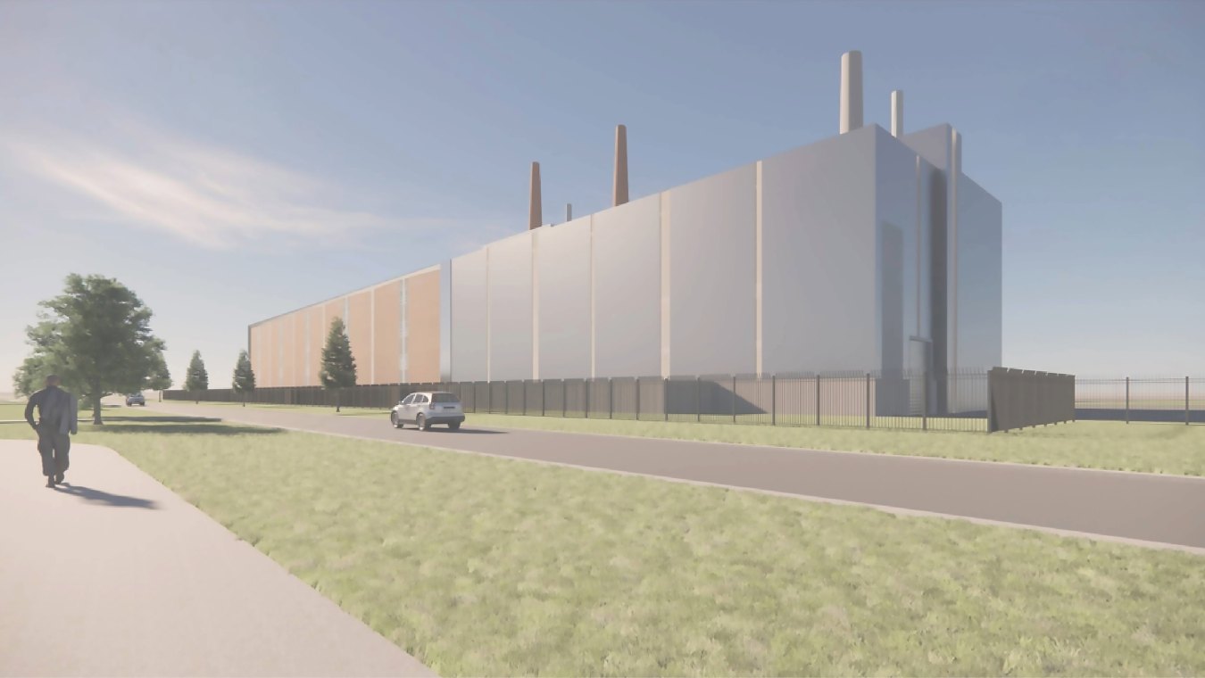 New CHP facility rendering