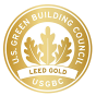 USGBC LEED Gold logo seal