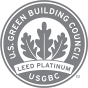 USGBC LEED Platinum logo seal