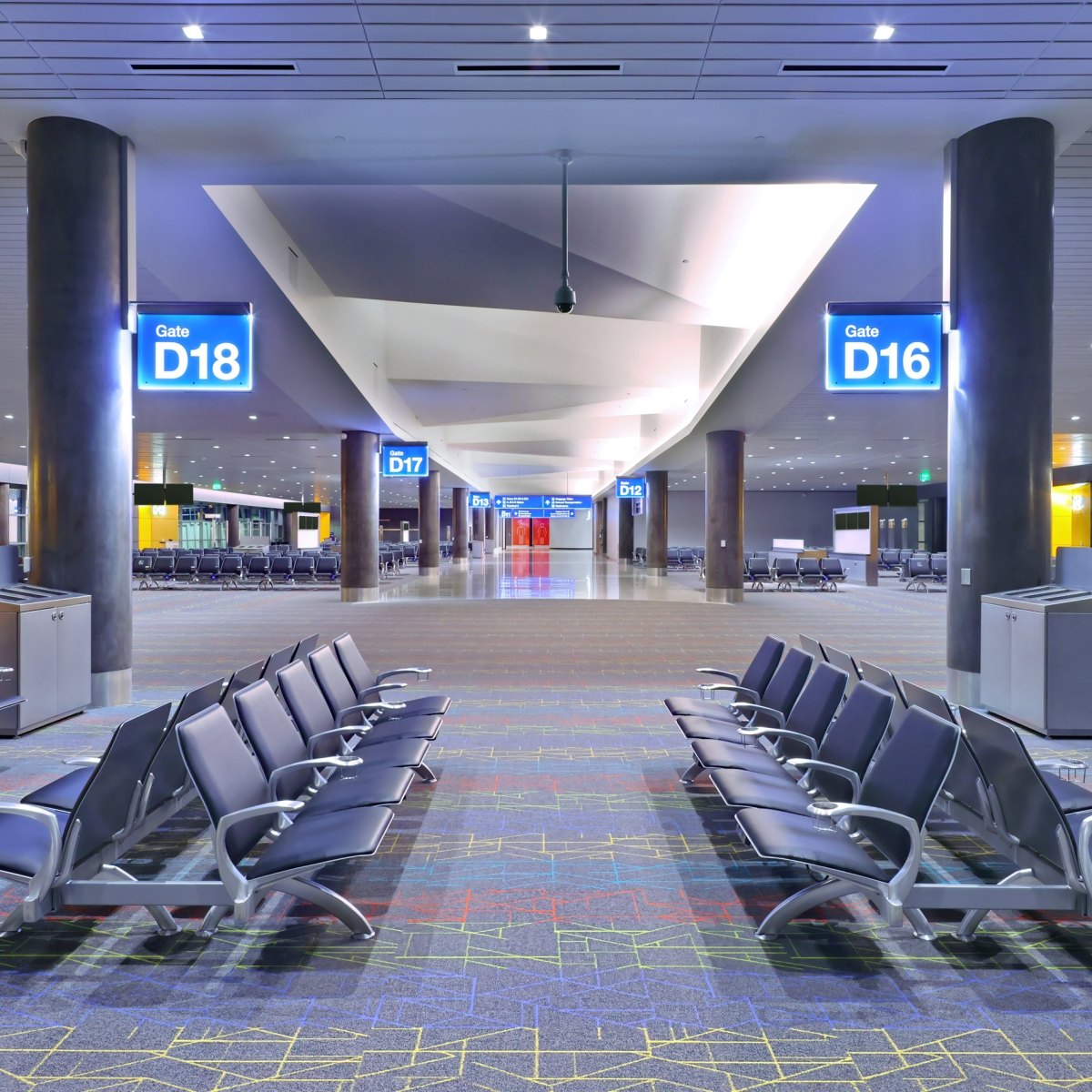 Harbor International Airport Terminal 4 8th Concourse, image size:1200x1200