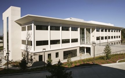 The College of San Mateo Science Center building. 