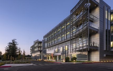 Exterior view of the medical center