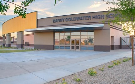 Exterior view of Barry Goldwater High School
