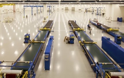 Boeing Composite Center of Excellence Conveyor Belts