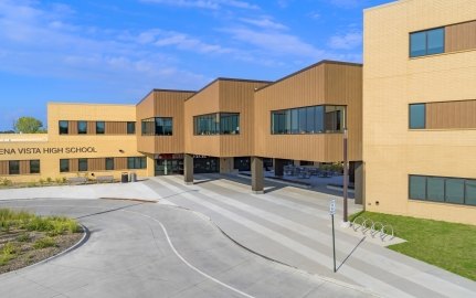 Omaha Public Schools Buena Vista High School  exterior