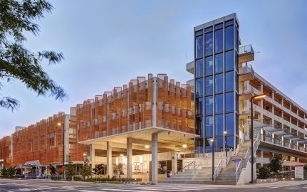 UCSD Athena Parking Structure exterior