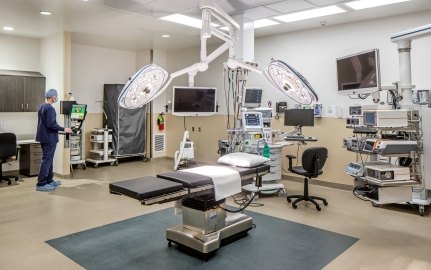 View of an operating room 