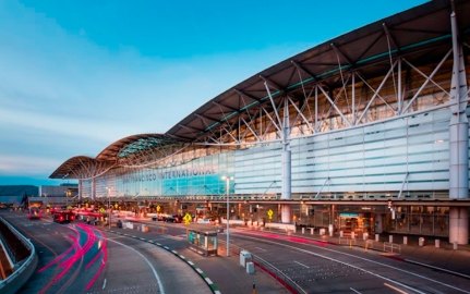 Exterior rendering of SFO airport