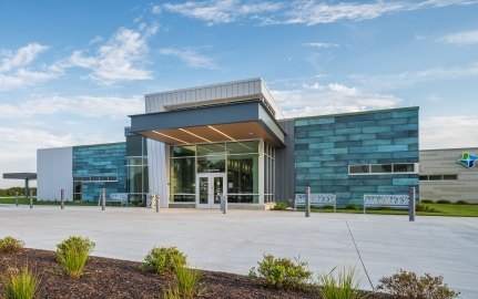 Exterior view of the family clinic