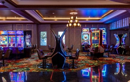A few casino machines at El Cortez